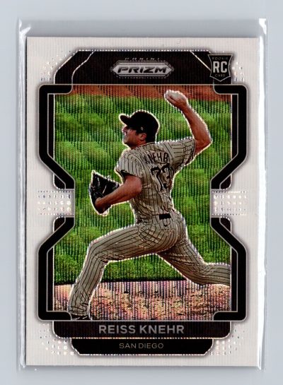 2022 Panini Prizm - Reiss Knehr #61 White Wave Prizm (RC)