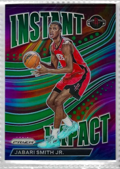2022-23 Panini Prizm - Instant Impact Jabari Smith Jr. #3 Silver Prizm (RC)