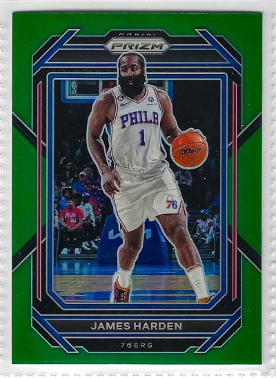 2022-23 Panini Prizm - James Harden #35 Green Prizm