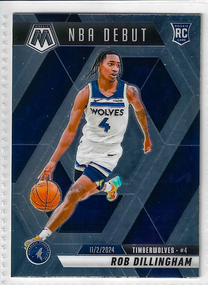 2024-25 Panini Mosaic - NBA Debut Robert Dillingham #270 (RC)