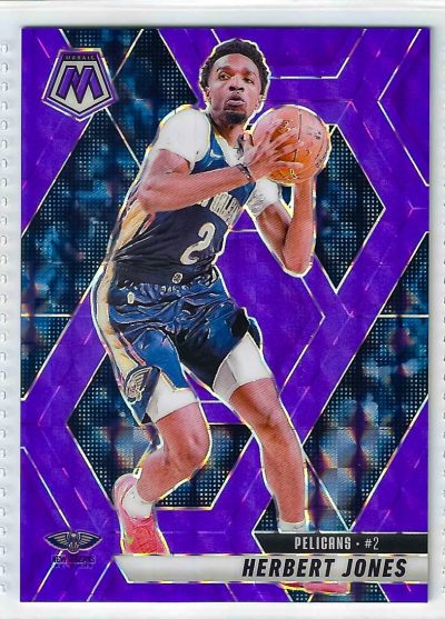 2024-25 Panini Mosaic - Herbert Jones #40 Fluorescent Purple Mosaic Prizm /249