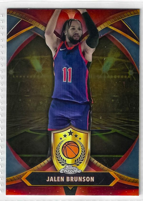 2024-25 Topps Chrome Basketball Jalen Brunson #BOD-5 Ball Of Duty Insert