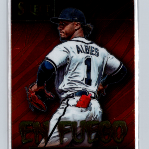 2022 Panini Select - En Fuego Ozzie Albies #EF17