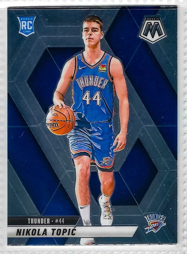 2024-25 Panini Mosaic - Rookies Nikola Topic #242 (RC)