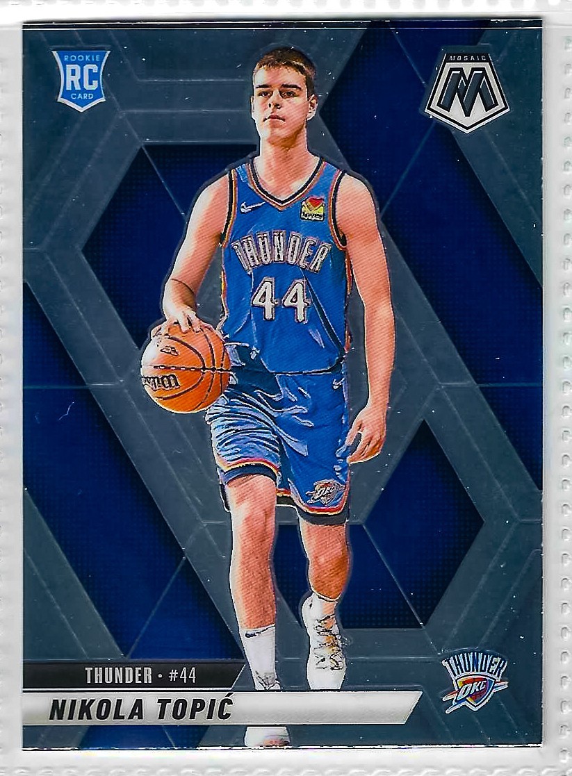 2024-25 Panini Mosaic - Rookies Nikola Topic #242 (RC)