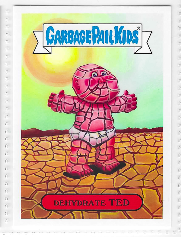 2017 Topps Garbage Pail Kids Adam-Geddon Dehydrated Ted #6b