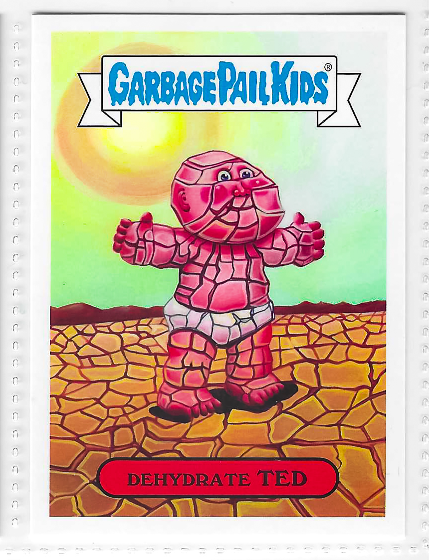 2017 Topps Garbage Pail Kids Adam-Geddon Dehydrated Ted #6b