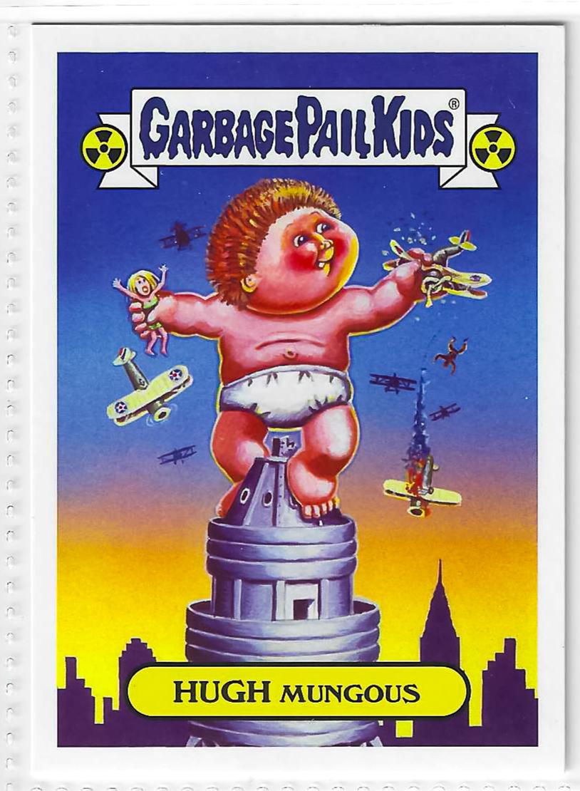 2017 Topps Garbage Pail Kids Adam-Geddon Hugh Mungous #8a