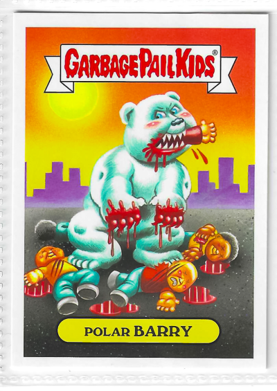 2017 Topps Garbage Pail Kids Adam-Geddon Polar Barry #2a
