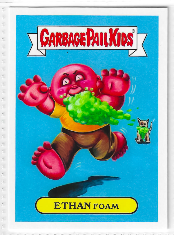 2017 Topps Garbage Pail Kids Adam-Geddon Ethan Foam #1b