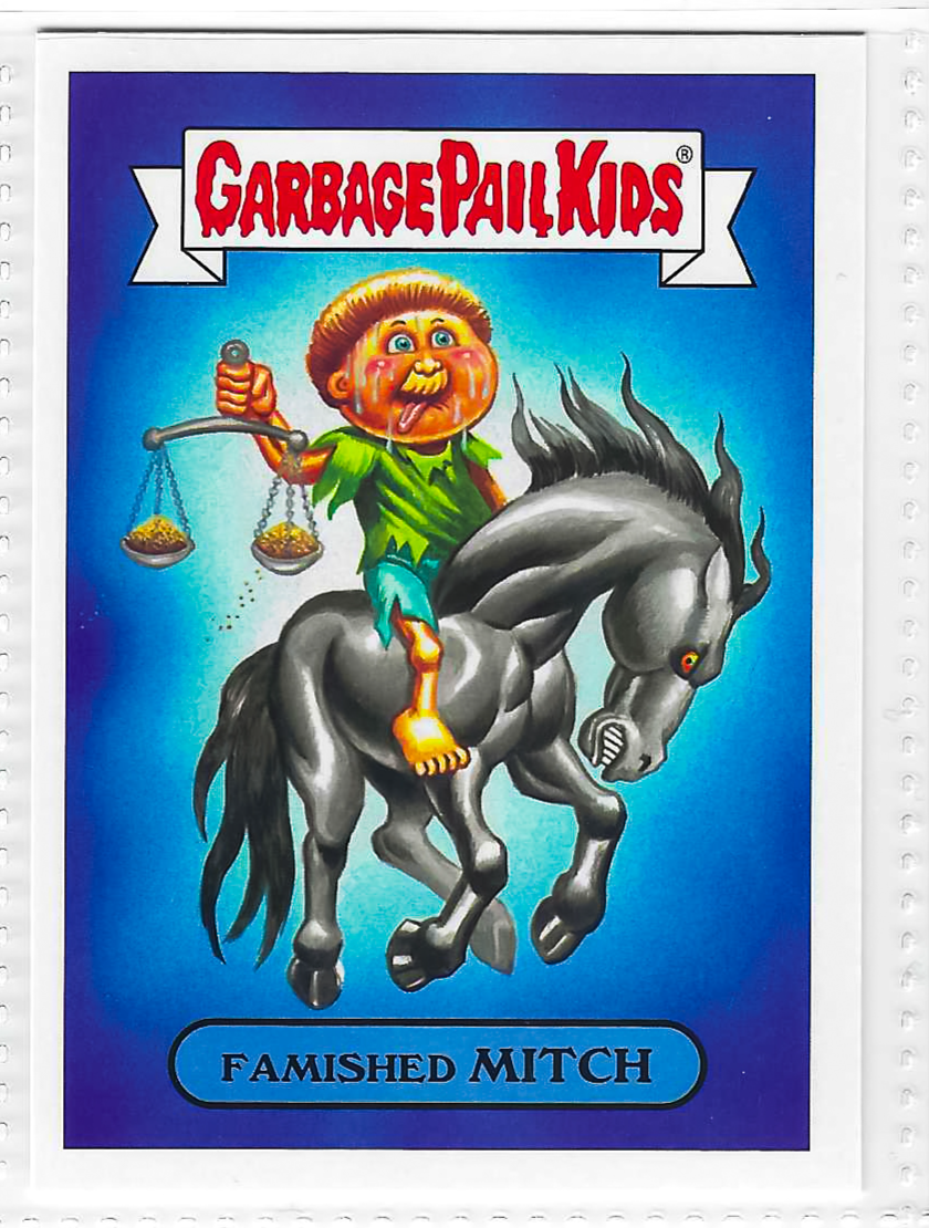 2017 Topps Garbage Pail Kids Adam-Geddon Famished Mitch #10b