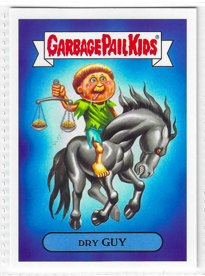 2017 Topps Garbage Pail Kids Adam-Geddon Dry Guy #10a