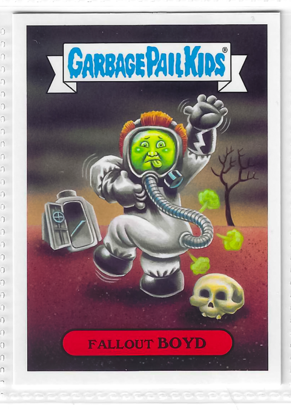 2017 Topps Garbage Pail Kids Adam-Geddon Fallout Boyd #13b