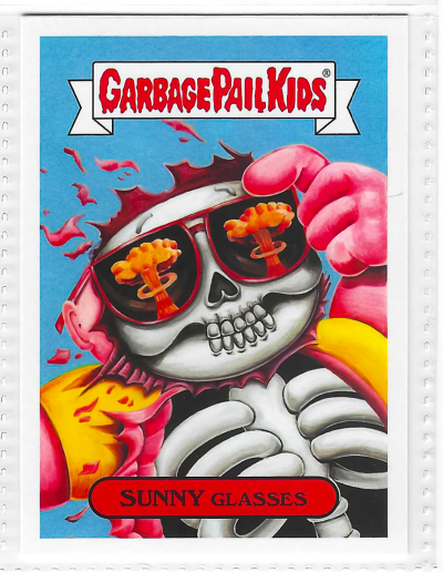 2017 Topps Garbage Pail Kids Adam-Geddon Sunny Glasses #10a