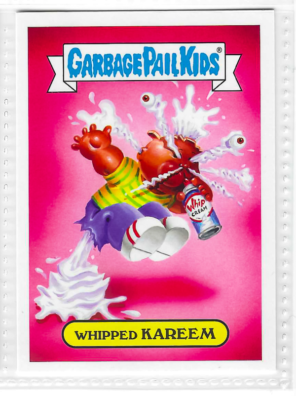 2017 Topps Garbage Pail Kids Adam-Geddon Whipped Kareem #5a