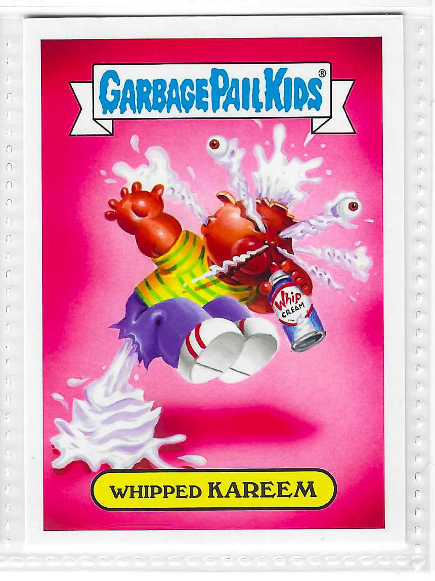2017 Topps Garbage Pail Kids Adam-Geddon Whipped Kareem #5a