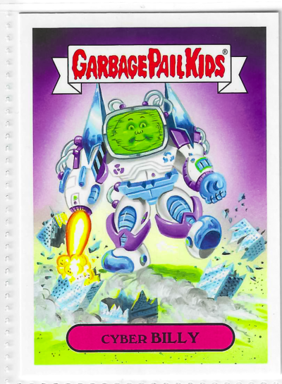 2017 Topps Garbage Pail Kids Adam-Geddon Cyber Billy #3a