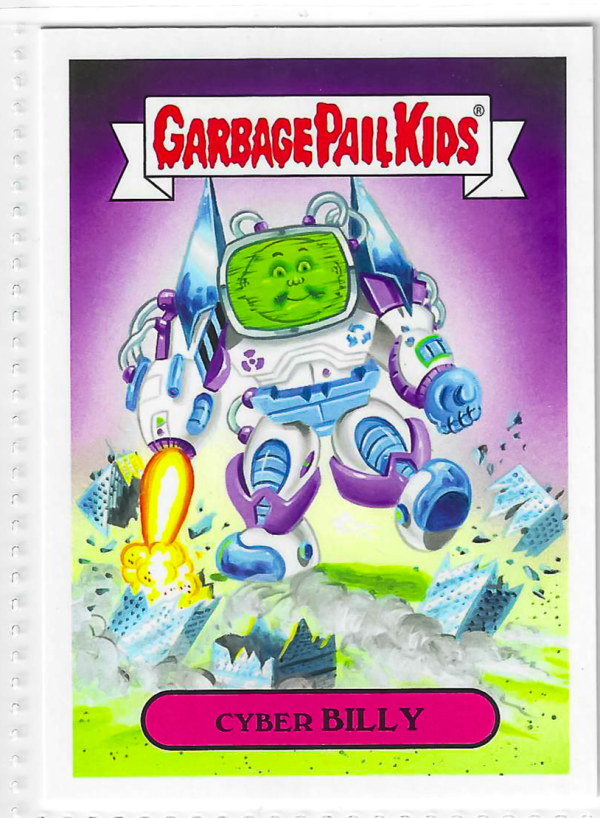 2017 Topps Garbage Pail Kids Adam-Geddon Cyber Billy #3a