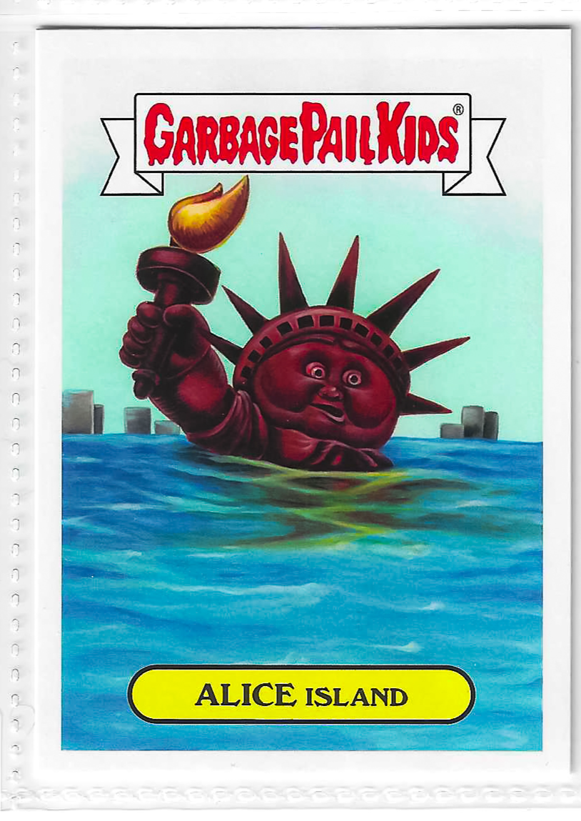 2017 Topps Garbage Pail Kids Adam-Geddon Alice Island #10a