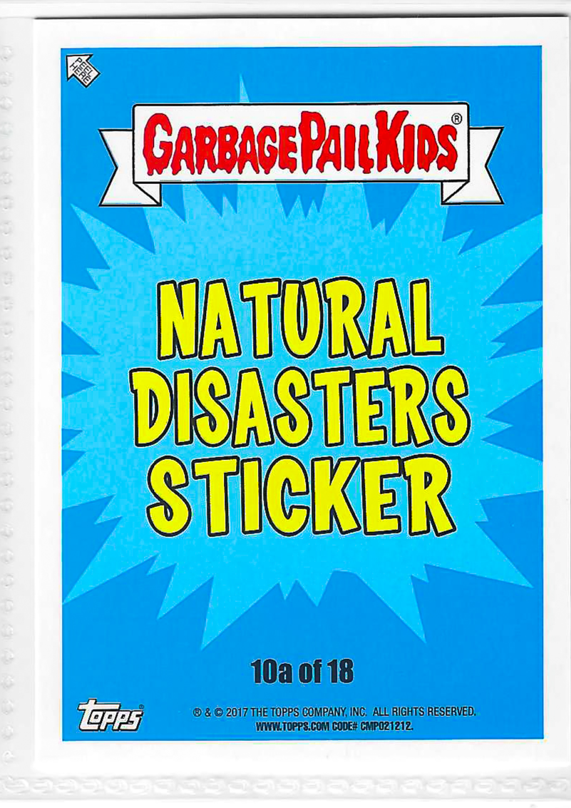 2017 Topps Garbage Pail Kids Adam-Geddon Alice Island #10a - Image 2