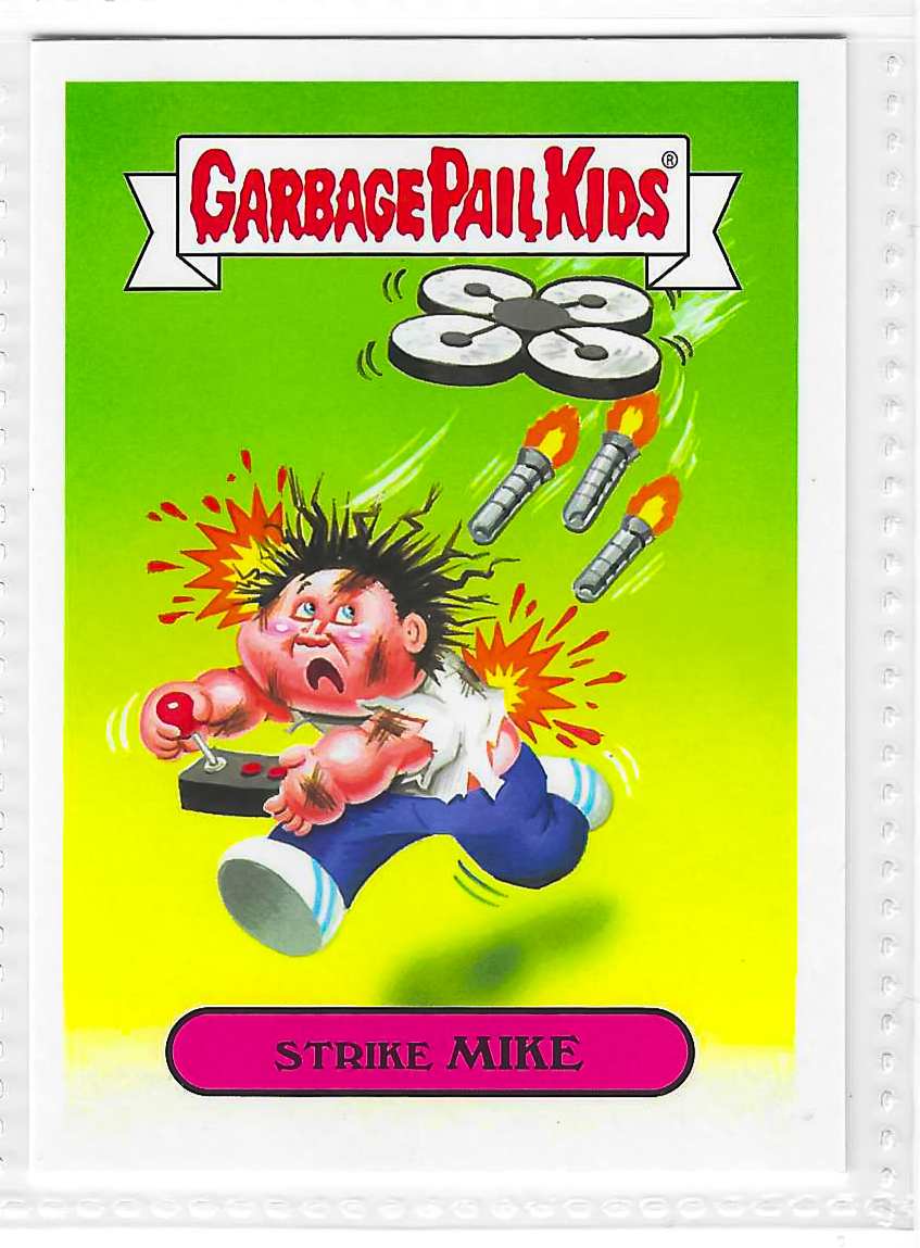 2017 Topps Garbage Pail Kids Adam-Geddon Strike Mike #6b