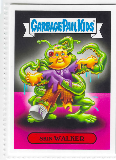 2017 Topps Garbage Pail Kids Adam-Geddon Skin Walker #1a