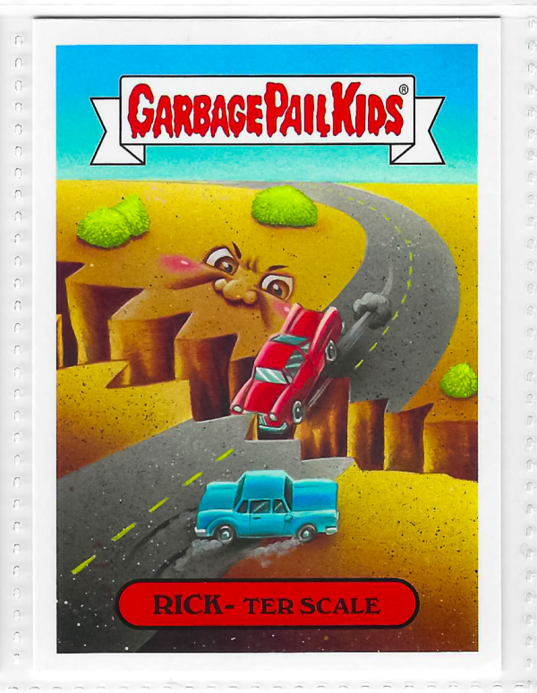 2017 Topps Garbage Pail Kids Adam-Geddon Rick-Ter Scale #8a
