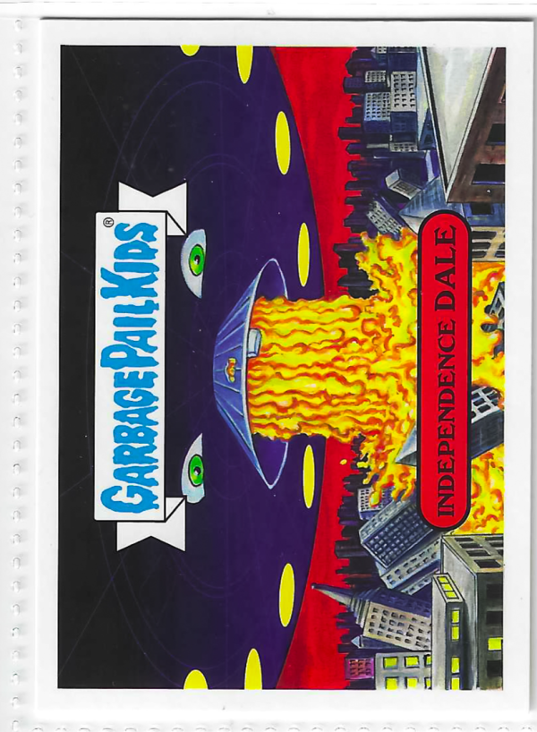 2017 Topps Garbage Pail Kids Adam-Geddon Independence Dale #5a