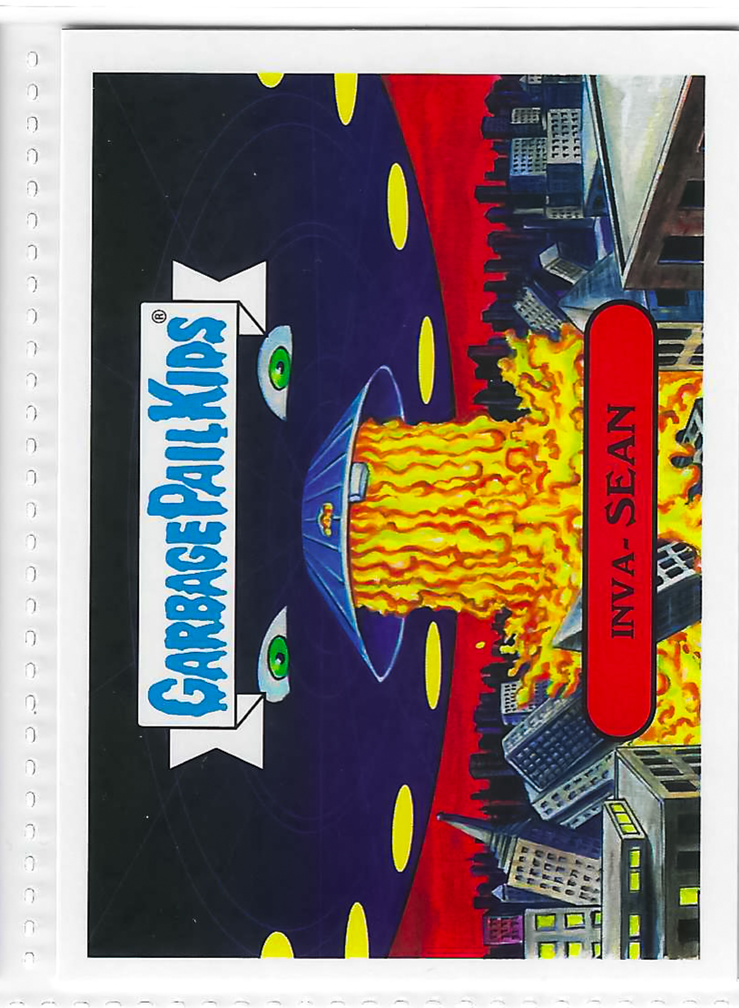 2017 Topps Garbage Pail Kids Adam-Geddon Inva-Sean #5b