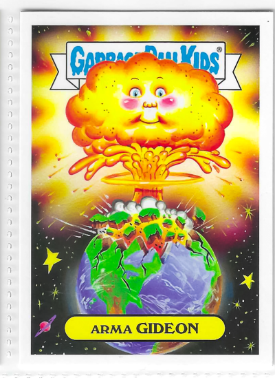 2017 Topps Garbage Pail Kids Adam-Geddon Arma Gideon #18a
