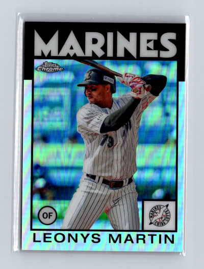 2021 Topps Chrome  - 1986 Topps Baseball Leonys Martin #86-LM