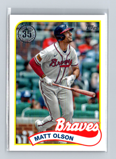 2024 Topps Series 1 - 1989 Topps Baseball Matt Olson #89B-74
