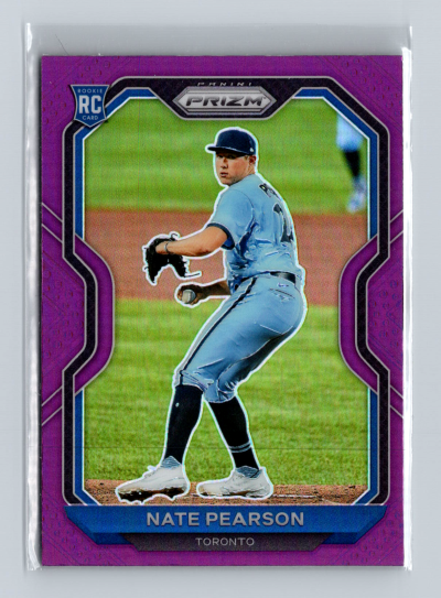 2021 Panini Prizm - Tier II Nate Pearson #181 Purple Prizm (RC)