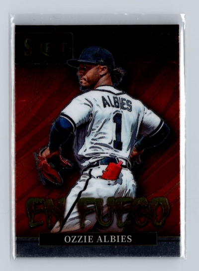 2022 Panini Select - En Fuego Ozzie Albies #EF17