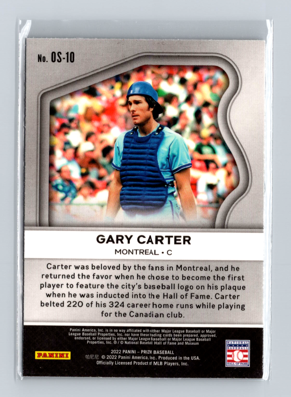 2022 Panini Prizm - Old School Gary Carter #OS-10 - Image 2