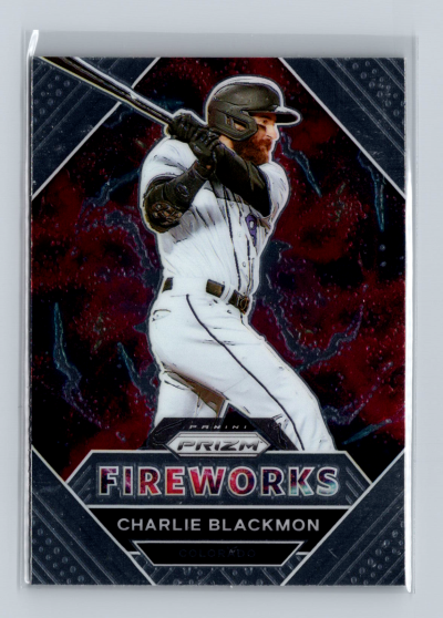 2021 Panini Prizm - Fireworks Charlie Blackmon #FW6