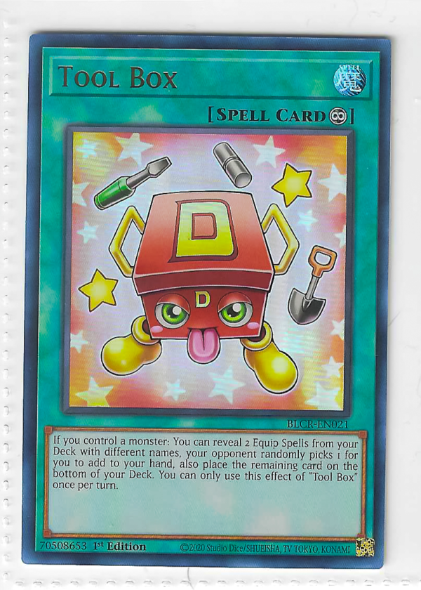 Yugioh Tool Box - BLCR-EN021 Ultra Rare 1st Edition