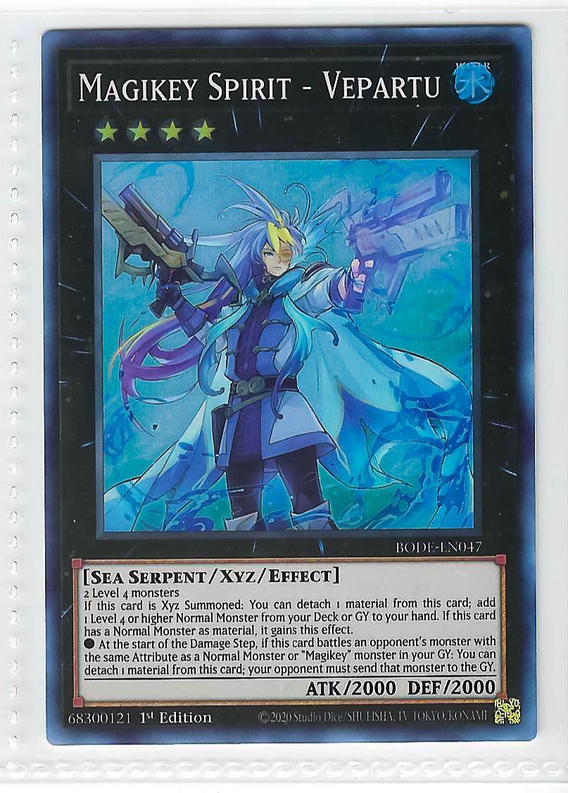 Yugioh Super Rare: Magikey Spirit - Vepartu 1st Edition