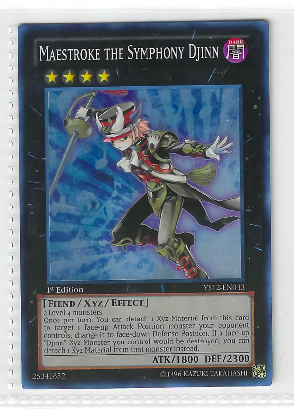 Yugioh Maestroke Symphony Djinn - Super Rare