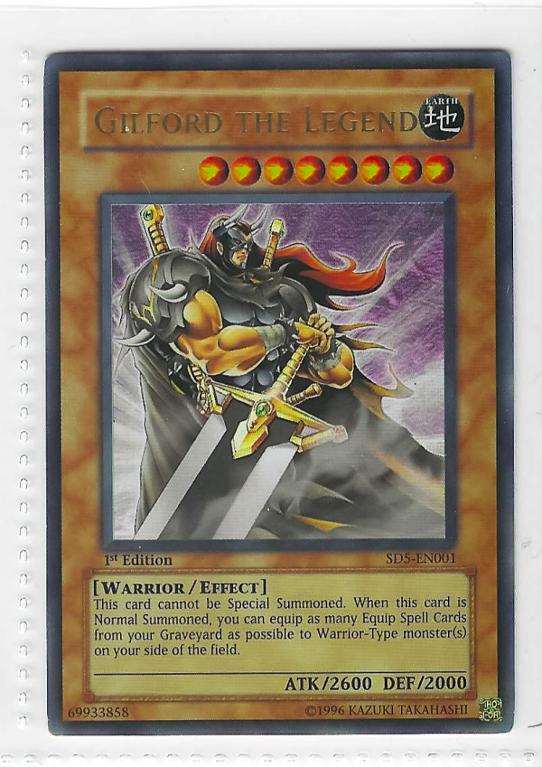 Yugioh Card - Gilford the Legend Ultra Rare