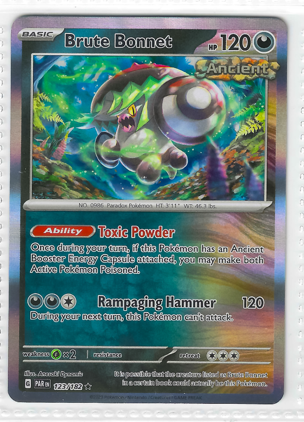 Brute Bonnet Vintage Holo - Paradox Rift 123/182