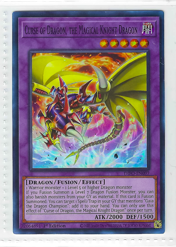 Yugioh Dragon Knight - DIFO-EN097 Super Rare 1st Edition