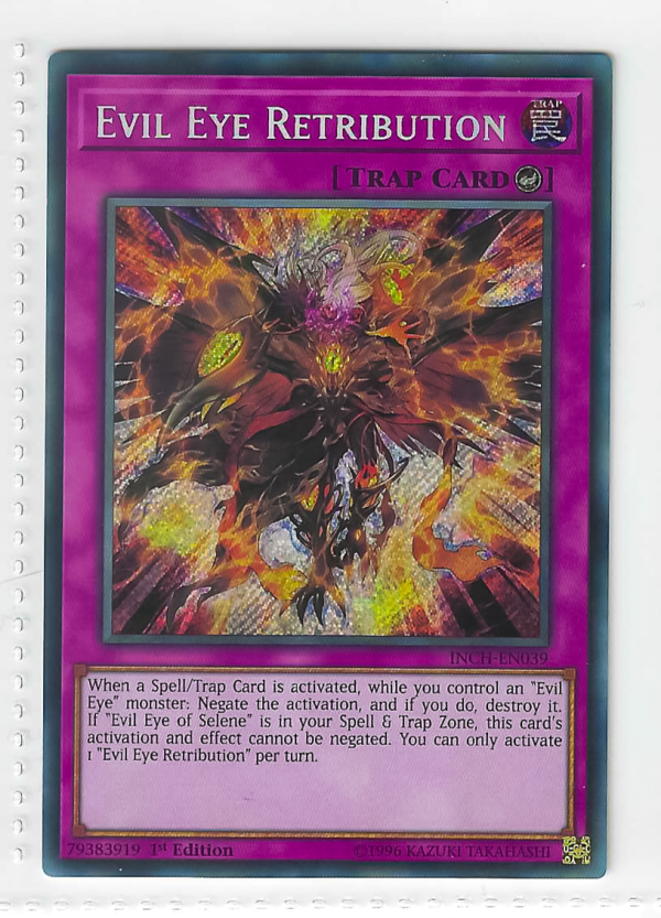 Evil Eye Retribution - Secret Rare 1st Edition
