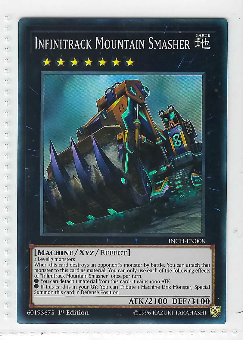 YuGiOh Card - Infinitrack Mountain Smasher Super Rare