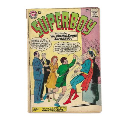 Superboy #104 Comic Book Featuring The Kid Who Kayoed Superboy April 1962