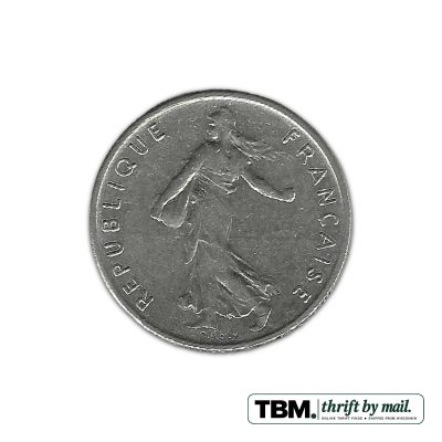 1968 France Fifth Republic ½ Franc Extremely Fine