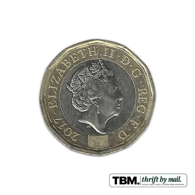 2017 United Kingdom New Pound About Uncirculated