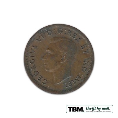 1938 Canada Canadian Small Cent Very Fine
