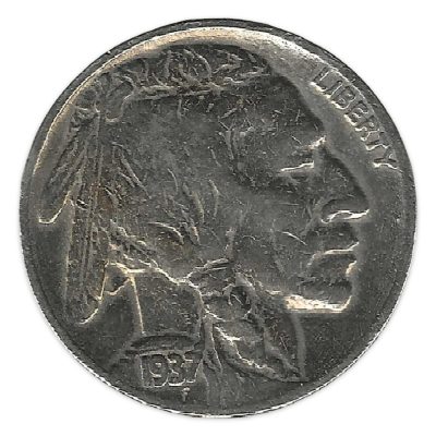 1937 Buffalo Nickel Extremely Fine