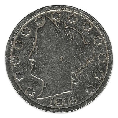 1912 Liberty Head Nickel Fine